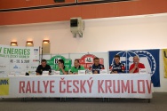 Rallye Český Krumlov: Tisková konference před startem